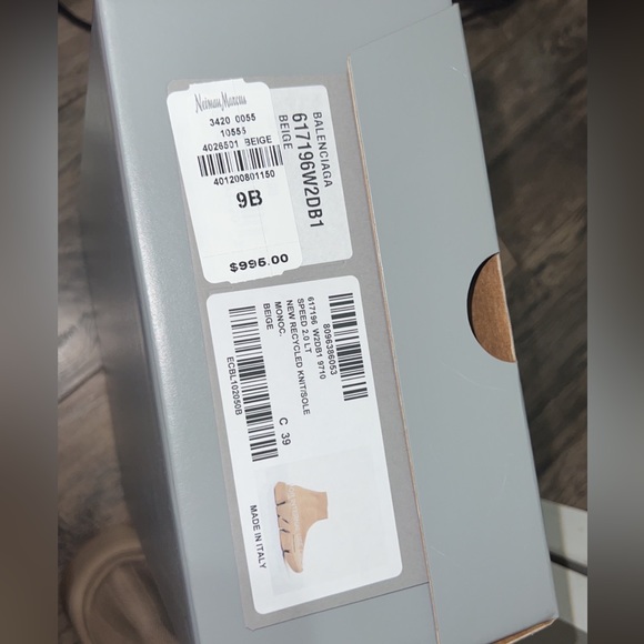 BALENCIAGA SPEED TRAINERS IN BEIGE - Picture 4 of 4